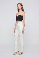 Julianna Metallic Keyhole Bustier Top