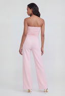 Julianna Asymmetrical Crepe Dress Pants