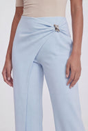 Julianna Asymmetrical Crepe Dress Pants
