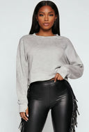 Opal Soft Knit Thumb Hole Sweatshirt