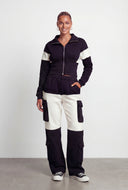 Elliot Color Blocked Cargo Sweatpants