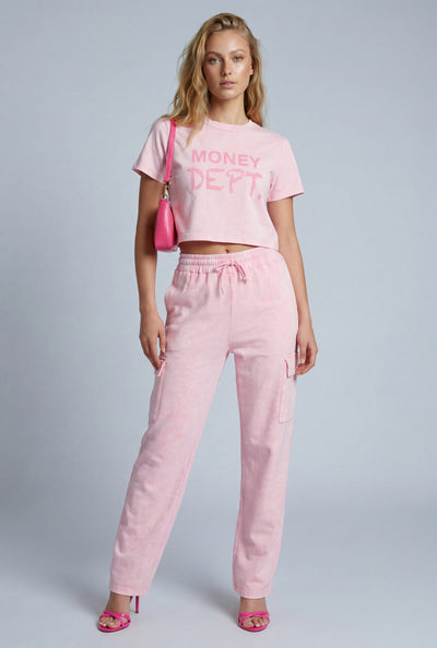 Acid Wash Cargo Pants