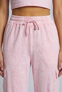 Acid Wash Cargo Pants