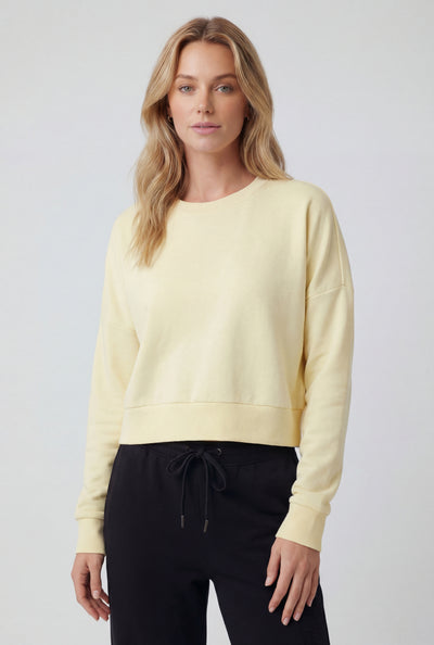 Christina Crew Neck Pullover Sweatshirt