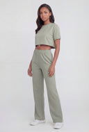Christina High Waist Wide-Leg Sweatpants