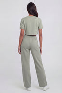 Christina High Waist Wide-Leg Sweatpants