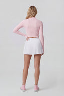April Ribbed Zip Crop Active Jacket