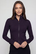 Maisie Seamless Mock Neck Track Jacket