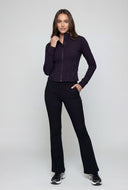 Maisie Seamless Mock Neck Track Jacket