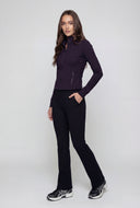 Maisie Seamless Mock Neck Track Jacket