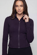 Maisie Seamless Mock Neck Track Jacket