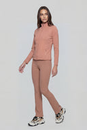 Maisie Seamless Mock Neck Track Jacket
