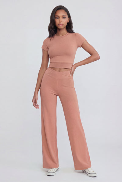 Crossover Waist Leggings