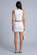 High Waist Mini Skort