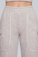 August Contrast Piping Cargo Pants