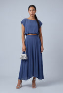 Bubble Hem Crop Top