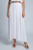 Pleated Maxi Skirt