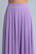 Pleated Maxi Skirt