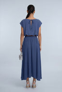 Pleated Maxi Skirt