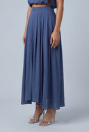 Pleated Maxi Skirt