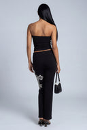 Veronica Glam Cross Tube Top