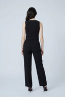 Ezra Crepe Pleated Dress Pants