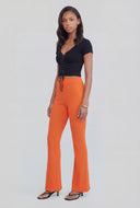 Lenora High Waist Ribbed Flare Pants