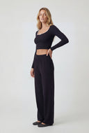 Emmie Modal Wide-Leg Sweatpants