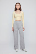 Emmie Modal Wide-Leg Sweatpants