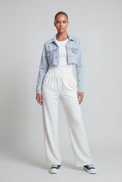Emmie Modal Wide-Leg Sweatpants