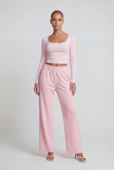 Emmie Modal Wide-Leg Sweatpants