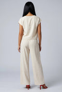 Linen Wide-Leg Pants