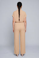 Campbell Drawstring Crop Shirt
