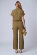 Campbell Drawstring Crop Shirt