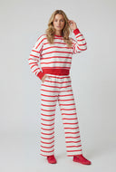 Striped Drop Shoulder Sweatshirt
