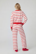 Striped Drop Shoulder Sweatshirt