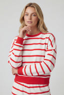 Striped Drop Shoulder Sweatshirt