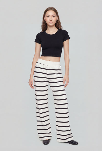 Striped High Waisted Pants