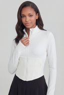 Elliana Corset Detail Track Jacket