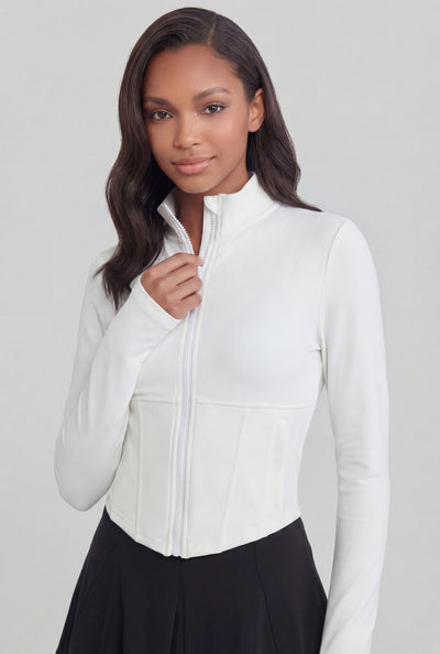 Elliana Corset Detail Track Jacket