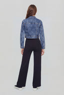 Finley Waistband Wide-Leg Casual Pants