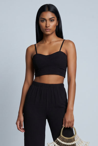 Valentina Crop Bustier Top