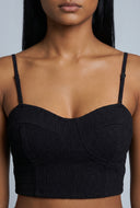 Valentina Crop Bustier Top