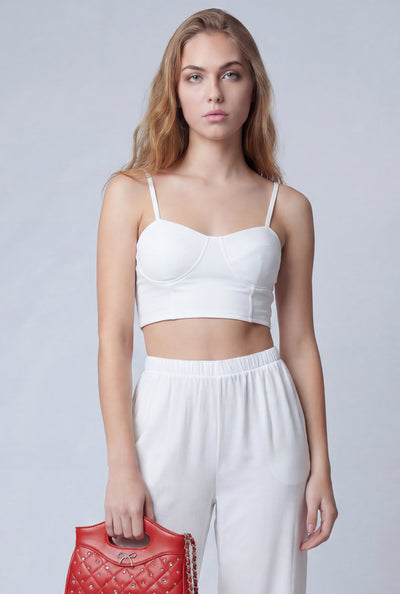 Valentina Crop Bustier Top