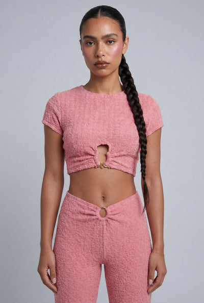Elani Keyhole Crop Top