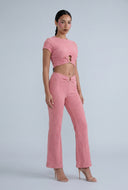 Elani Keyhole Crop Top