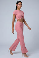Elani Keyhole Crop Top