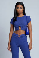 Elani Keyhole Crop Top