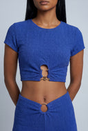 Elani Keyhole Crop Top