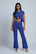 Elani Keyhole Flare Pants
